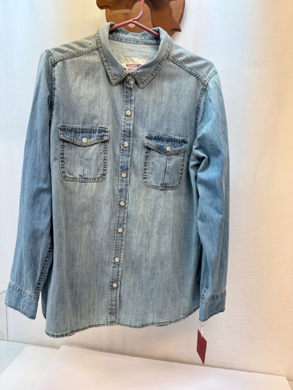 New Womans Denim Shirt XXL- Mossimo - Picture 4 of 4